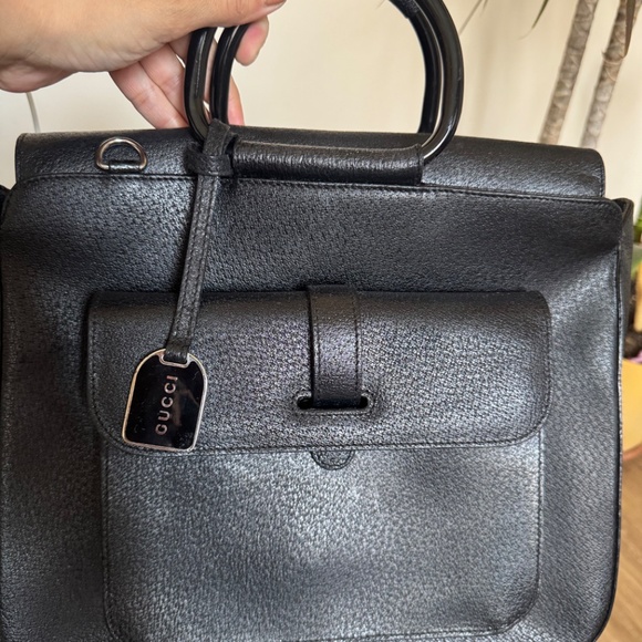 💯Auth. Gucci leather Handbag - Picture 3 of 17